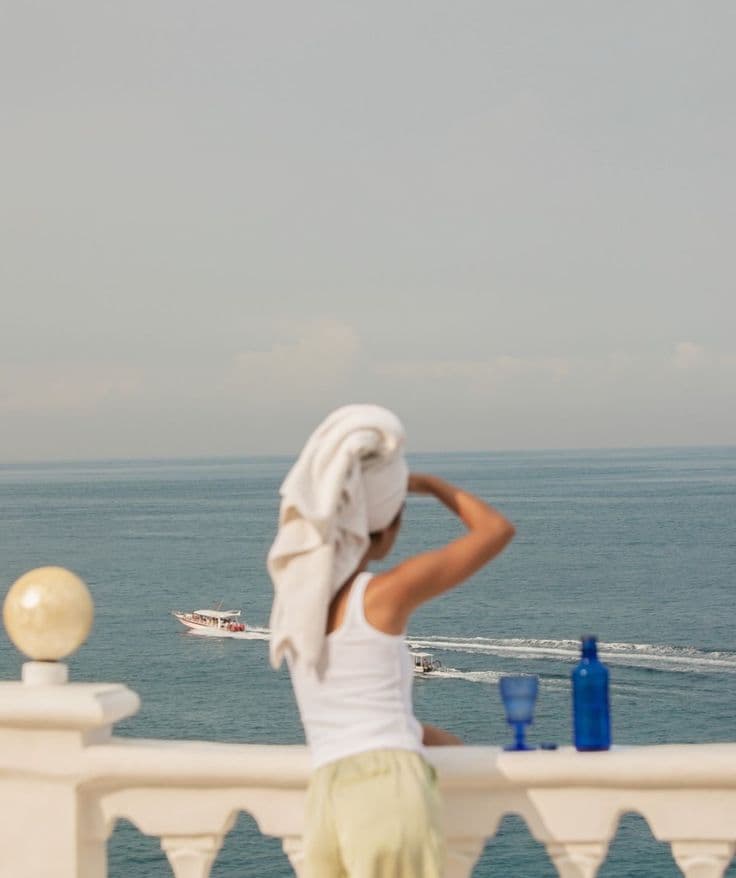Terrace overlooking the sea